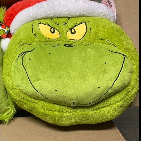 NEW DR. SEUSS THE GRINCH 16” PLUSH PILLOW - Picture 3 of 3